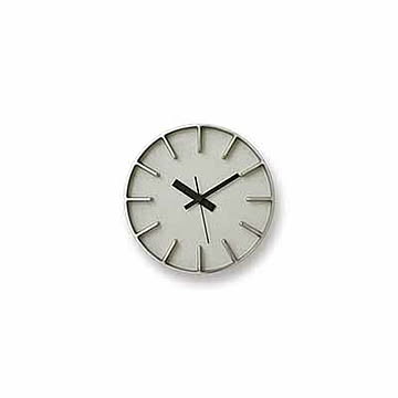 Lemnos レムノス  DESIGN OBJECTS Shin Azumi edge clock エッジクロック AZ-0116 掛け時計 置時計 置き掛け兼用時計 スイープセコンド デザイン時計