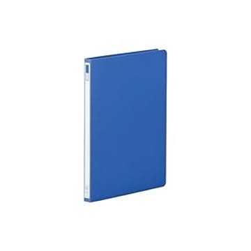 （まとめ）LIHITLAB スナッチファイル F-527 A4S 藍【×10セット】