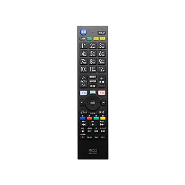 （まとめ） ミヨシ TV用リモコン シャープ対応 MRC-SH01 【×2セット】