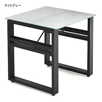 テーブル 組立式 収納付き ダイニングテーブル CEDT0365 幅700x奥行700x高さ715mm B.Bファニシング