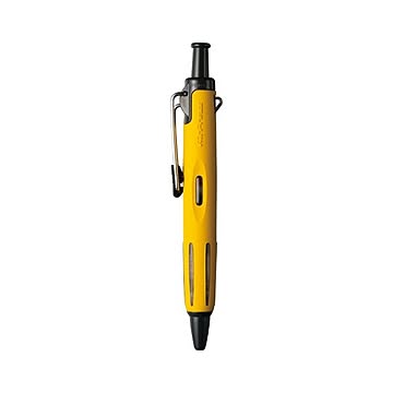 （まとめ） トンボ鉛筆 加圧式油性ボールペン エアプレス イエロー 0.7mm 【×10セット】