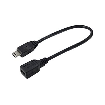 変換名人 USBmini延長ケーブル20(フル結線) USBM5/CA20F