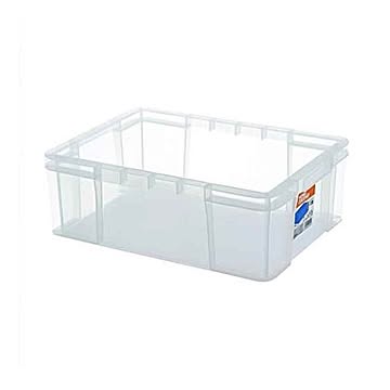 ホームコンテナー/コンテナボックス クリア 材質：PP 〔汎用 道具箱 DIY用品 工具箱〕【代引不可】