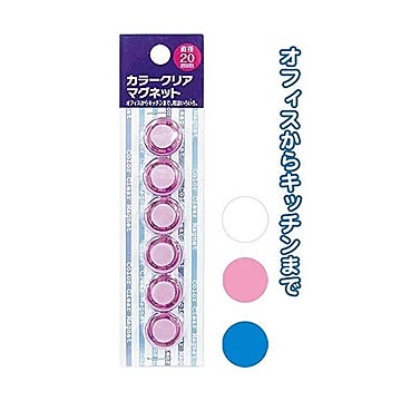 カラークリアマグネット（ミニ・8P） カラーアソート/指定不可 12個セット 32-256