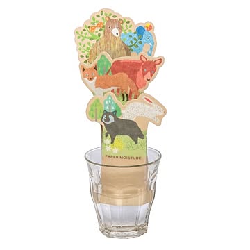 ペーパー加湿器 動物の森