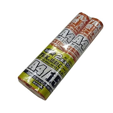 ミヨシ（MCO） FAX用感熱ロール紙（A4サイズ/0.5インチ） 15m巻き2本パック FXR15AH-2-12P【12セット】