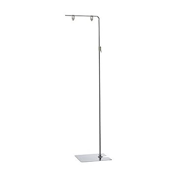 店研創意 ストア・エキスプレスフロアスタンド クロームメッキ W360×D300×H1400~2500mm 1台 【×10セット】