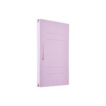 (業務用20セット) フラットファイル/紙バインダー 【A4/2穴 10冊入り】 タテ型 パープル(紫) D017J-VL
