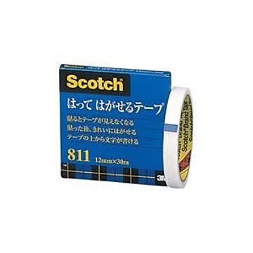 （まとめ）スリーエム 3M メンディングテープ 811-3-12 12mm×30m【×10セット】