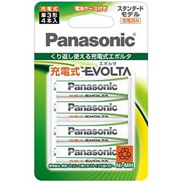 パナソニック（家電） 充電式エボルタ 単3形 4本パック（スタンダードモデル） BK-3MLE/4BC