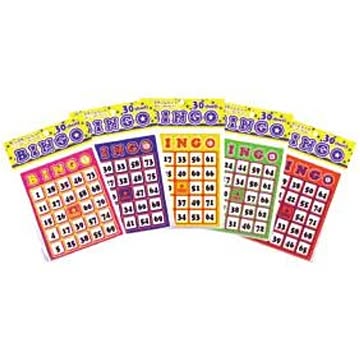 ビンゴゲームシート 30枚入り【10個セット】 CO-353