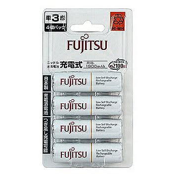 富士通 FUJITSU ニッケル水素電池 単3形 1.2V 4個パック 日本製 HR-3UTC(4B) FDK 管理No. 4976680289300