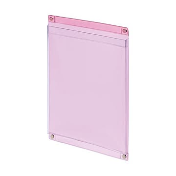 まとめ ライオン事務器 マグネットポケットソフトタイプ A4 W230×D11×H337mm 透明ピンク MP-C4 1個 ×10セット