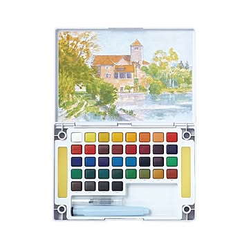 サクラクレパス プチカラー 水筆入り36色セット NCW-36H