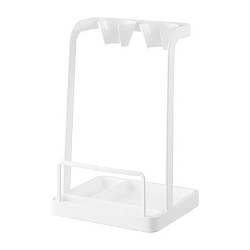 tower/タワー(山崎実業) トレー付き鍋蓋＆ハンドブレンダースタンド Pot Lid And Immersion Blender Stand With Tray キッチン整理用品