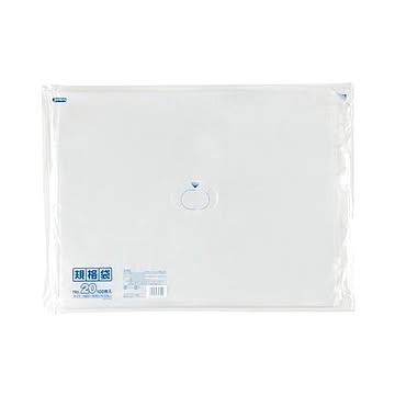 （まとめ） ジャパックス 規格袋 20号 ヨコ460×タテ600×厚み0.03mm K-20 1パック（100枚） 【×5セット】