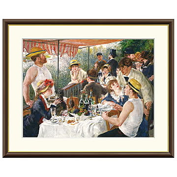 額絵 舟遊びをする人々の昼食 ピエール＝オーギュスト・ルノワール 42x34cm 三幸