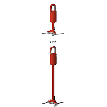 プラスマイナスゼロ コードレスクリーナー XJC-Y010 レッド