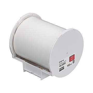(まとめ）キングジム テプラ Grand テープカートリッジ 100mm 赤 WL100R 1個【×3セット】