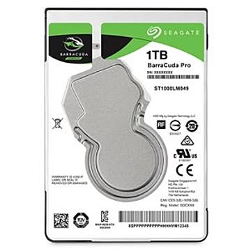 Seagate Guardian BarraCuda Proシリーズ 2.5インチ内蔵HDD 1TBSATA6.0Gb／s 7200rpm 128MB ST1000LM049