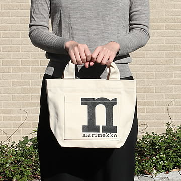 マリメッコ ミニトートバッグ コットン marimekko Mono Mini Tote
