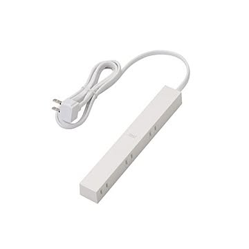 （まとめ）エレコム デザインタップ“roo't"（2ピン・6個口） AVT-D3-2615WH【×2セット】