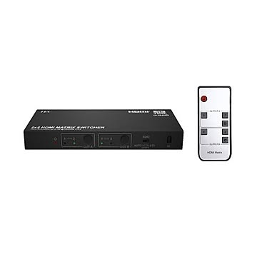 テック 4K HDR対応 HDMIマトリックスセレクター 2入力2出力 THD22MSP-4K60