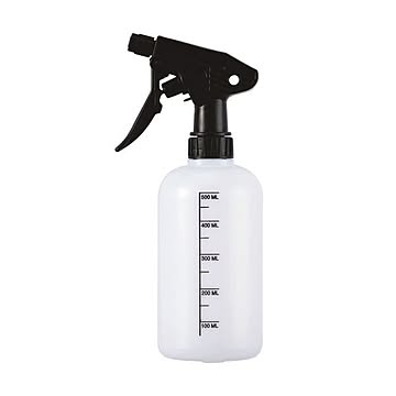 （まとめ）マルハチ産業 クリーンボトルスプレー500ml ブラック 1本【×10セット】