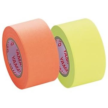 (まとめ) ヤマト メモック ロールテープ つめかえ用 25mm幅 レモン＆オレンジ WR-25H-6C 1パック(2巻) 【×15セット】