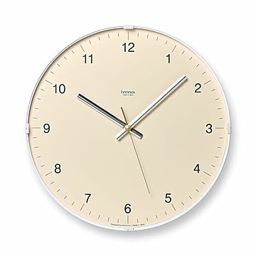Lemnos レムノス Biome clock バイオームクロック (掛時計/スイープムーブメント) LC24-16 音がしない スイープセコンド 掛時計 掛け時計 ウォールクロック 壁掛け時計