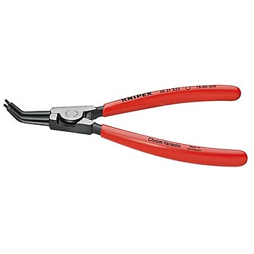 KNIPEX（クニペックス）4631-A12 軸用スナップリングプライヤー 45゜