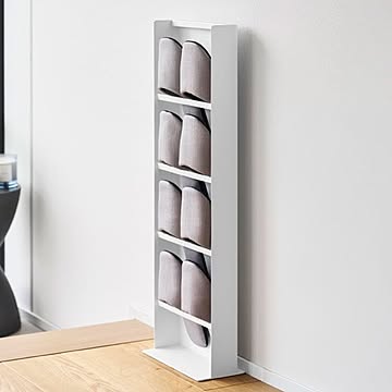 山崎実業 目隠しスリッパラック タワー tower 