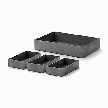 like-it ライクイット Tidy-Up Box Shallow 4 pcs set タイディアップボックス (浅型4点セット) TDS-03 収納箱 ストレージボックス 小物収納 日本製