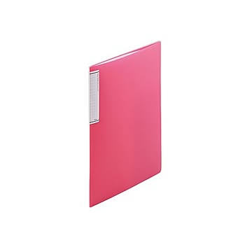 （まとめ） LIHIT LAB TEFFA クリヤーブック（スリムタイプ） A4判タテ型 10ポケット 赤 【×20セット】