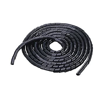 まとめエレコム ケーブルスパイラルチューブ内径15mm 長さ5m ブラック BST-15BK 1本×5セット