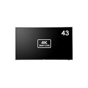 NEC 43型/3840×2160/HDMI D-Sub /ブラック/スピーカー：あり LCD-E438
