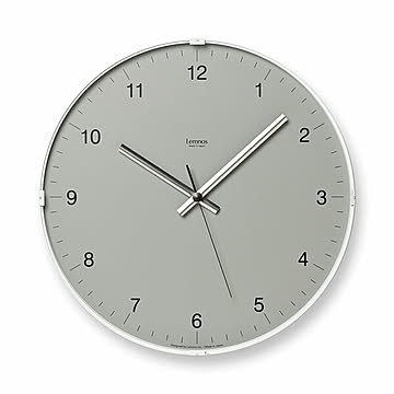 Lemnos レムノス Biome clock バイオームクロック (掛時計/スイープムーブメント) LC24-16 音がしない スイープセコンド 掛時計 掛け時計 ウォールクロック 壁掛け時計