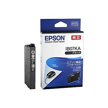 エプソン ビジネスインクジェット用 インクカートリッジ(ブラック)/標準インク/約350ページ対応 IB07KA