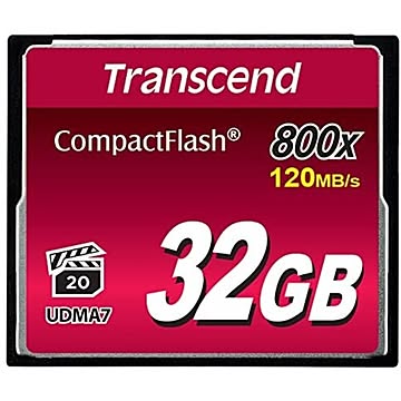 トランセンドジャパン 32GBコンパクトフラッシュカード800倍速 TS32GCF800