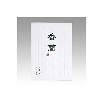 （まとめ） 常備箋 香蘭 ヒ-37 白 1冊入 【×10セット】