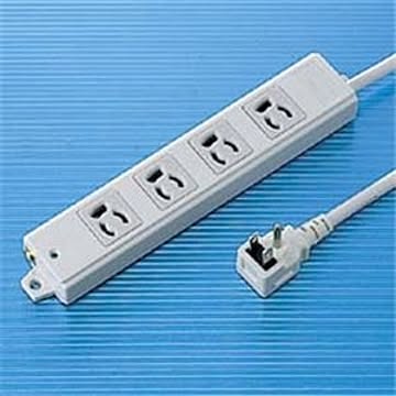 サンワサプライ 工事物件タップ（4個口・5m） TAP-K4L-5