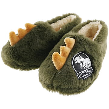 キッズ 恐竜ふんわりファースリッパ 【プラザセレクト】