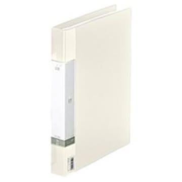 (業務用3セット) LIHITLAB クリアブック/クリアファイル リクエスト A4/タテ型 差し替え式タイプ G3802-0 白