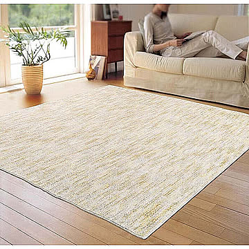 アスワン アクア スーパークールストリーム ラグマット 130×190cm シャワーベージュ接触冷感-2℃