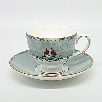 ウェッジウッド　セイラーズ フェアウェル　ティーカップ&ソーサー（珈琲紅茶兼用）　イギリス　洋食器　ブランド
