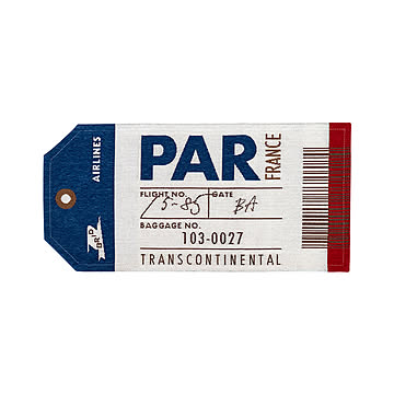 【BRID】BAGGAGE TAG RUG バッゲジ タグ ラグ