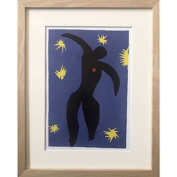 【bicosya/美工社】Henri Matisse/アンリ・マティス　アートフレーム Icarus from Jazz 1947