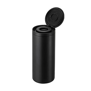 tower タワー (山崎実業) ボトル型ウェットティッシュケース Cylindrical Wet Tissue Case スリム ティッシュボックス お手拭き 洗面所 持ち運び ドリンクホルダー
