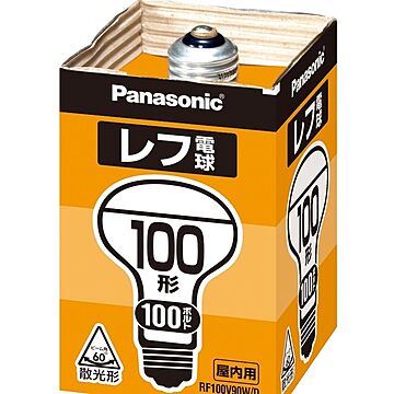 （まとめ） Panasonic 屋内用レフ電球 100形 RF100V90WD×10セット
