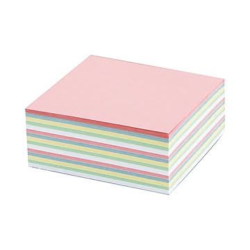 (まとめ) プロモスティックジャパン どこからでもふせん 75×75mm 混色5色 TAF-09-007 1冊 【×10セット】